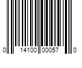 Barcode Image for UPC code 014100000570