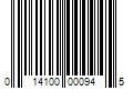 Barcode Image for UPC code 014100000945