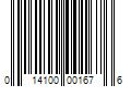 Barcode Image for UPC code 014100001676