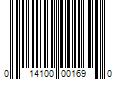 Barcode Image for UPC code 014100001690