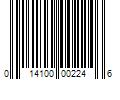 Barcode Image for UPC code 014100002246