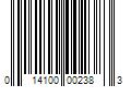 Barcode Image for UPC code 014100002383