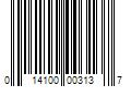 Barcode Image for UPC code 014100003137