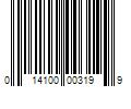 Barcode Image for UPC code 014100003199