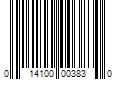 Barcode Image for UPC code 014100003830