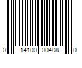 Barcode Image for UPC code 014100004080