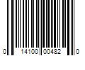 Barcode Image for UPC code 014100004820