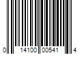 Barcode Image for UPC code 014100005414