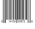 Barcode Image for UPC code 014100005728