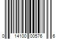 Barcode Image for UPC code 014100005766