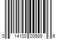 Barcode Image for UPC code 014100005896