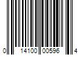 Barcode Image for UPC code 014100005964