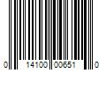 Barcode Image for UPC code 014100006510