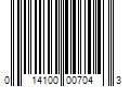 Barcode Image for UPC code 014100007043