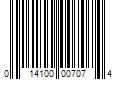 Barcode Image for UPC code 014100007074