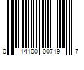 Barcode Image for UPC code 014100007197