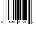 Barcode Image for UPC code 014100007234