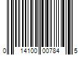 Barcode Image for UPC code 014100007845