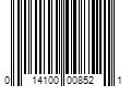 Barcode Image for UPC code 014100008521