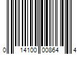 Barcode Image for UPC code 014100008644