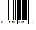 Barcode Image for UPC code 014100009177