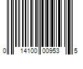 Barcode Image for UPC code 014100009535