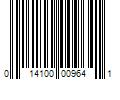 Barcode Image for UPC code 014100009641