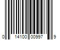 Barcode Image for UPC code 014100009979