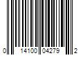 Barcode Image for UPC code 014100042792