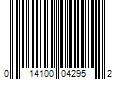 Barcode Image for UPC code 014100042952