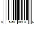 Barcode Image for UPC code 014100043386