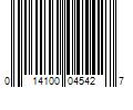 Barcode Image for UPC code 014100045427