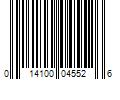 Barcode Image for UPC code 014100045526