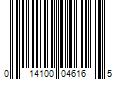 Barcode Image for UPC code 014100046165