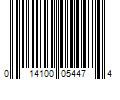 Barcode Image for UPC code 014100054474