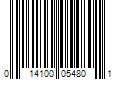 Barcode Image for UPC code 014100054801