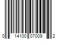 Barcode Image for UPC code 014100070092