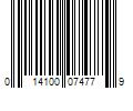 Barcode Image for UPC code 014100074779