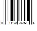 Barcode Image for UPC code 014100093626