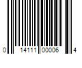 Barcode Image for UPC code 014111000064