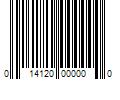 Barcode Image for UPC code 014120000000