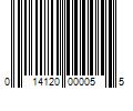 Barcode Image for UPC code 014120000055