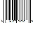 Barcode Image for UPC code 014137000055