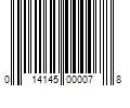 Barcode Image for UPC code 014145000078