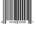 Barcode Image for UPC code 014148000051