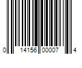 Barcode Image for UPC code 014156000074