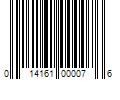 Barcode Image for UPC code 014161000076