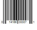 Barcode Image for UPC code 014166000071