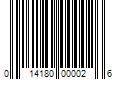 Barcode Image for UPC code 014180000026