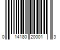 Barcode Image for UPC code 014180200013